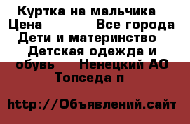 Куртка на мальчика › Цена ­ 1 000 - Все города Дети и материнство » Детская одежда и обувь   . Ненецкий АО,Топседа п.